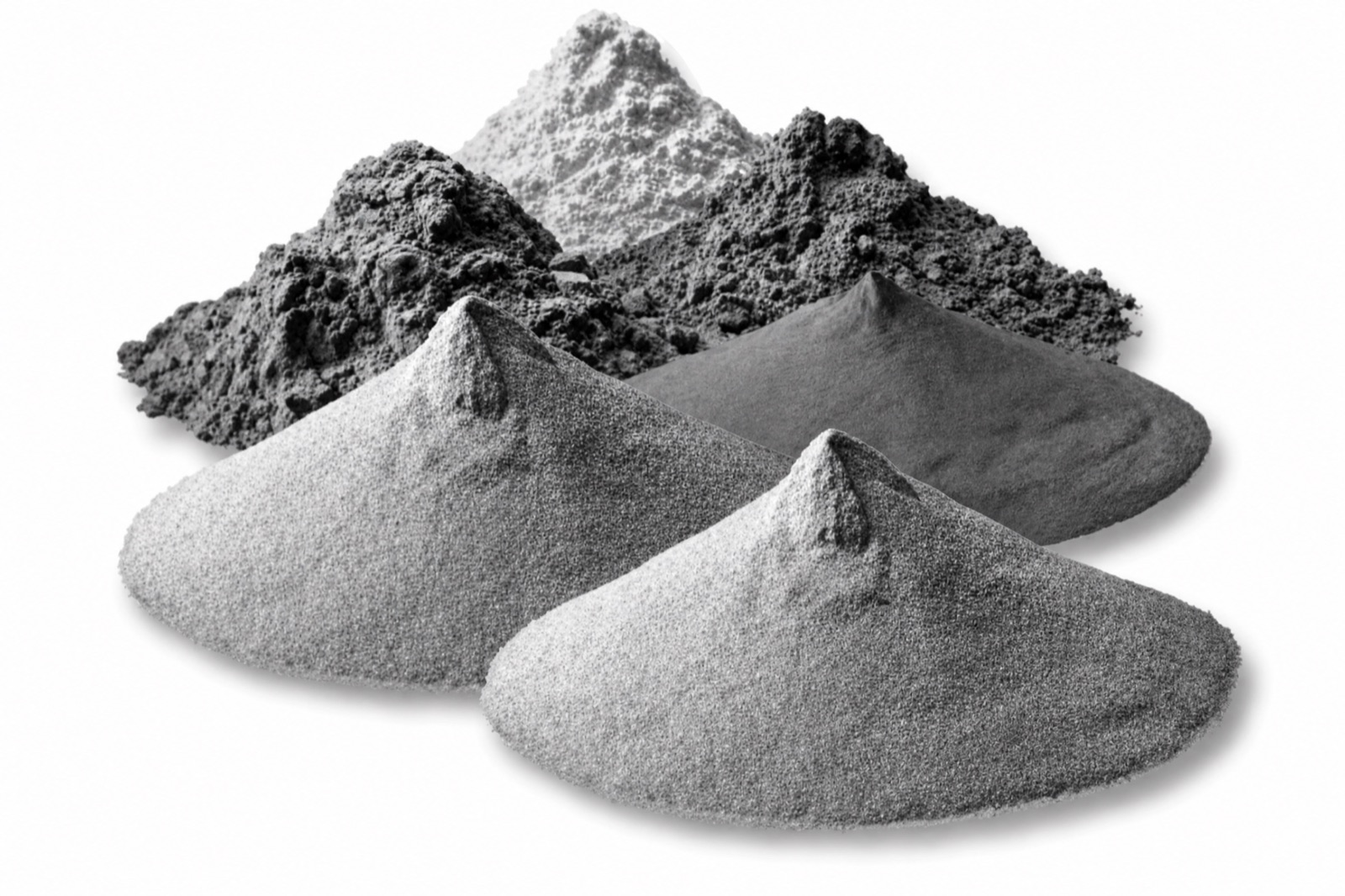 High-resolution metal powder reference image